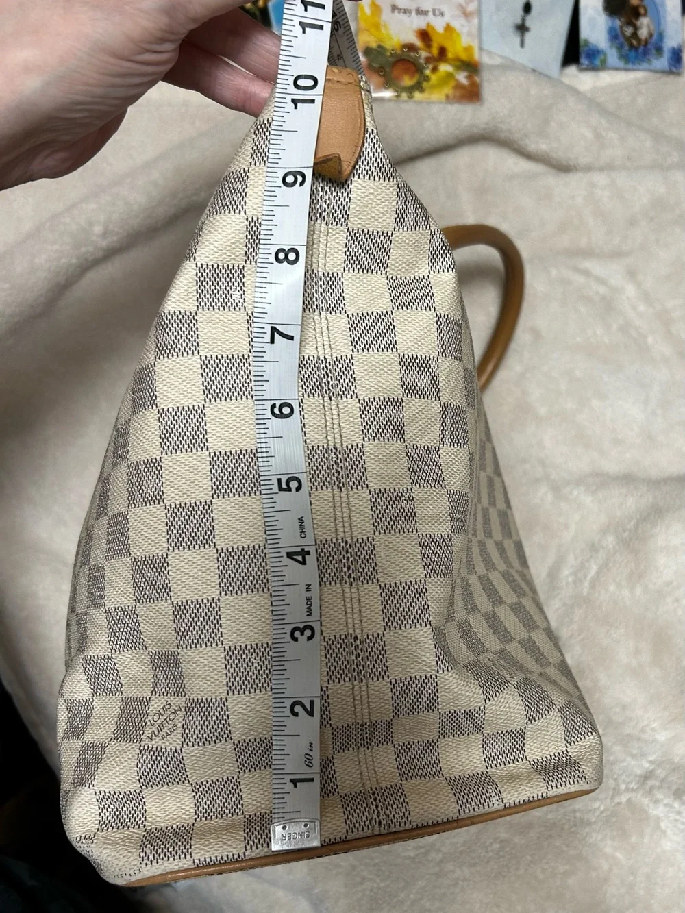 Louis Vuitton Saleya Damier Azur MM Tote - Picture 12 of 16